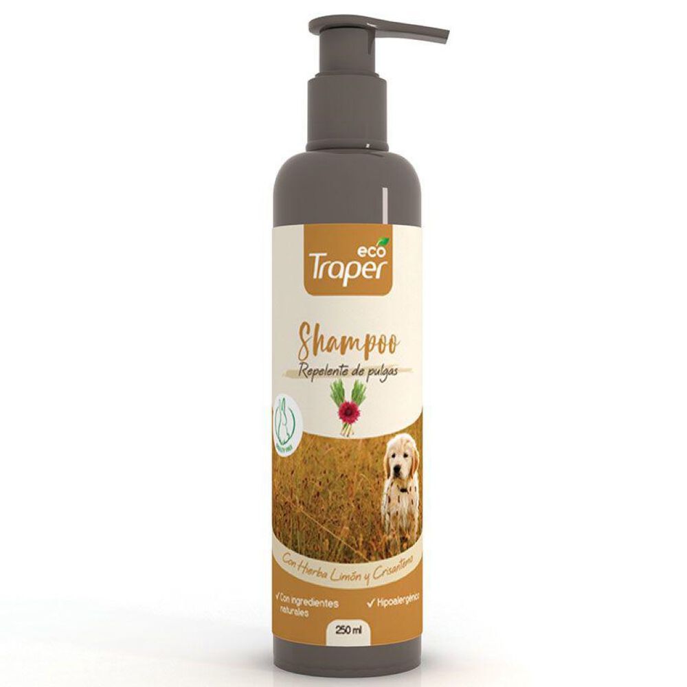 Eco Traper Shampoo Repelente De Pulgas Para Perros 250ml image number 0.0
